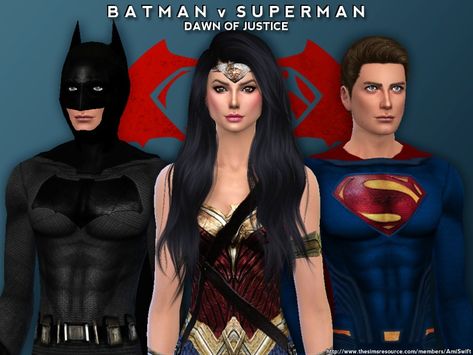 Become your favorite superhero with costumes inspired by the film Batman v Superman: Dawn of Justice  Found in TSR Category 'Sims 4 Male Clothing sets' Theme Carnaval, Superman Costumes, Sims 4 Cas Mods, The Sims 4 Pc, Sims 4 Anime, Clothing Male, Sims 4 Game Mods, Batman V Superman, Dawn Of Justice