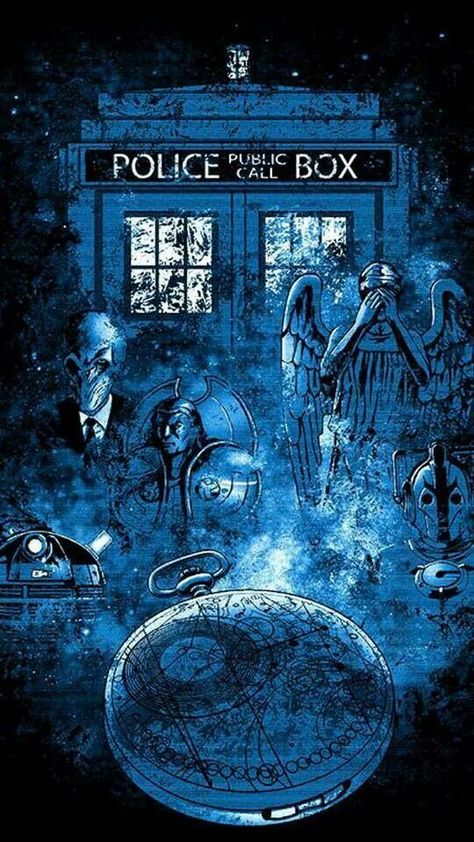 TARDIS Doctor Who Wallpaper, Doctor Who Fan Art, Weeping Angel, Doctor Who Art, Movies And Series, Torchwood, Timey Wimey Stuff, Time Lords, Matt Smith