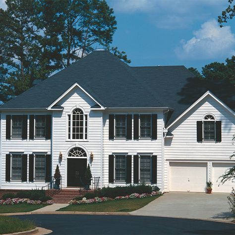 Castle Ridge | Georgia-Pacific Vinyl Siding Georgia Pacific Vinyl Siding, Vinyl Siding Trim, Dutch Lap Vinyl Siding, Siding Trim, Roof Siding, Lap Siding, Wood Grain Texture, Premium Colors, Vinyl Siding