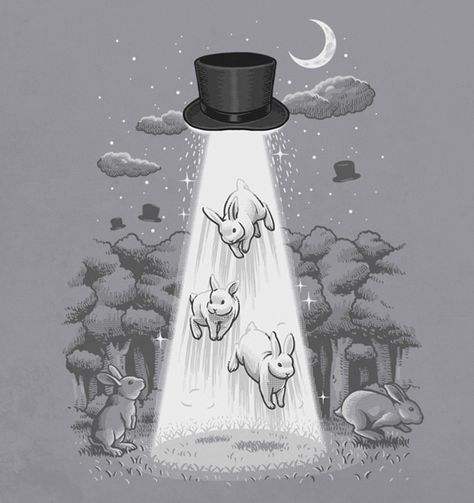 Rabbit In A Hat, Circus Illustration, Magic Rabbit, Magic Illusions, Rabbit Tattoo, Rabbit Drawing, Bunny Tattoos, Funny Rabbit, Rabbit Tattoos