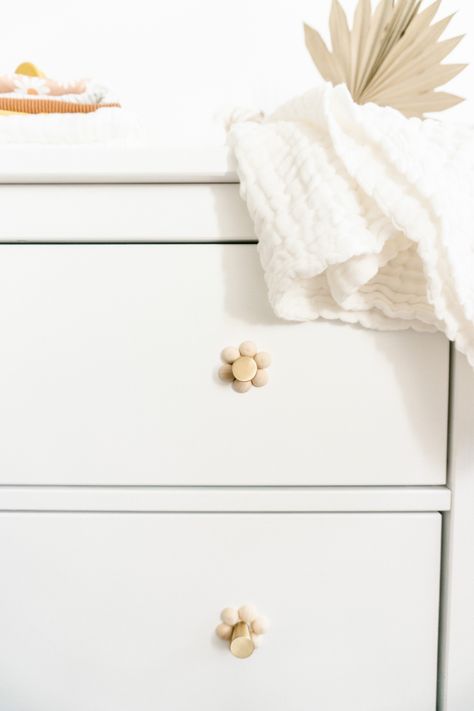 Ikea Hemnes Dresser Knobs, Koppang Dresser Nursery, Hemnes Dresser Knobs, Nursery Dresser Diy, Ikea Hemnes Dresser Hack, Hemnes Dresser Hack, Ikea Hemnes Hack, Closet Wallpaper, Ikea Hemnes Dresser