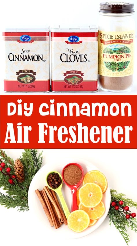 DIY Air Freshener Stovetop Fall and Christmas Room Scent!  These natural ingredients make the perfect homemade air freshener!  Your home will smell AMAZING!!  Go grab the recipe and give it a try this week! Febreze Recipe, Air Freshener Recipes, Homeschool Christmas, Homemade Potpourri, Simmer Pot Recipes, Pie Spice Recipe, Diy Cinnamon, New Year's Desserts, Fall And Christmas