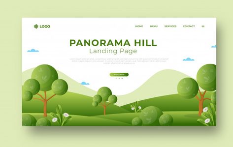 Nature Web Design, Tree Template, Proposal Cover, Powerpoint Slide Designs, Adventure Logo, Ui Design Website, Art Web, Landing Page Template, Website Design Layout