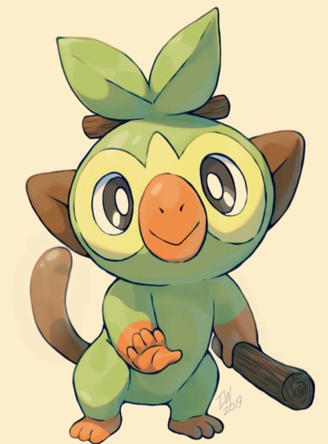 Grookey Wallpaper, Grookey Art, Galarian Pokemon, Galar Starters, Plant Pokemon, Pokemon Sleeves, Kawaii Pokemon, Pokemon Journeys, Pokemon W