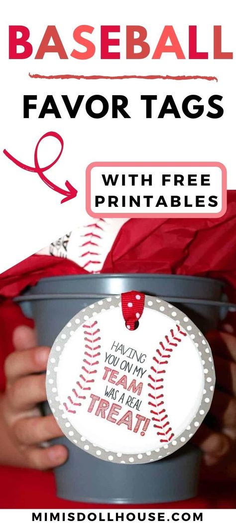 Baseball Favors, Baseball Treats, Baseball Snacks, Baseball Party Favors, Printable Baseball, Baseball Team Gift, Team Snacks, Sports Baby Shower Theme, Baseball Theme Party