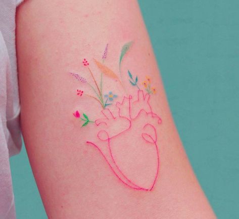 Pink Ink Tattoo, Pink Tattoo Ink, Filter Tattoo, Seashell Tattoo, Seashell Tattoos, Pink Tattoo, Handpoke Tattoo, Delicate Tattoo, Hand Poke