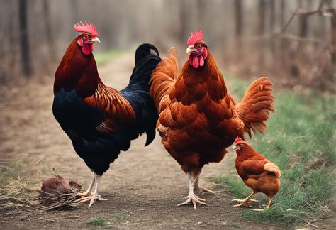 rhode island red hen vs rooster Rhode Island Red Rooster, Rhode Island Red Hen, Rhode Island Red Chickens, Buff Orpington, Rhode Island Red, Red Chicken, Raise Chickens, Chicken Eating, Laying Hens