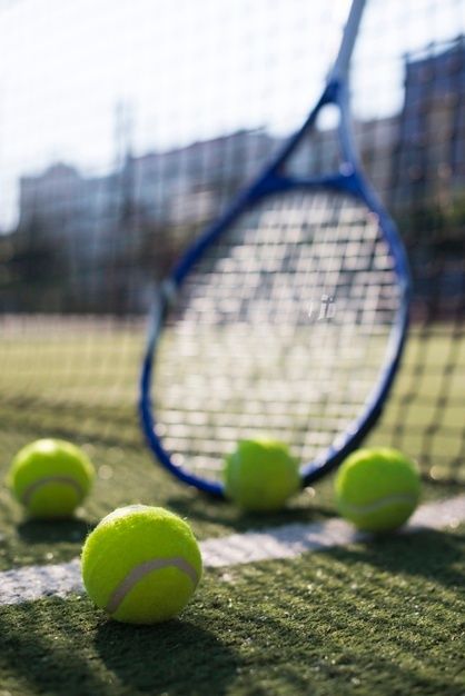 Low angle tennis balls and racket on the... | Free Photo #Freepik #freephoto #sports #fitness #health #game Ball Badminton, Health Game, Tennis Life, Low Angle, Racquet Sports, Tennis Balls, Tennis Ball, Fitness Health, Tennis Players