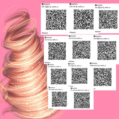 Ibis Paint Brush Code Hair Highlight, Xaellebae Hair Brush Ibis Paint, Xaellebae Brush Code, Lashes Brush Ibis Paint, Braids Ibis Paint Code, Curly Hair Ibis Paint Code, Curly Hair Brush Ibis Paint, Ibis Paint Brush Code Hair, Cute Digital Art