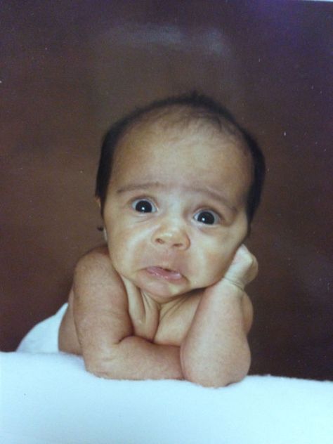 So My Mom Sent Me One Of My Baby Pictures... Scared Face, Funny Baby Faces, Funny Baby Pictures, Baby Faces, Baby Memes, Cute Funny Babies