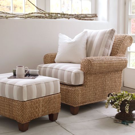 Seagrass Chairs - Ideas on Foter Ethan Allen Living Room Ideas, Seagrass Chairs, Conservatory Furniture, Ethan Allen, Rattan Furniture, Wicker Furniture, Design Help, Room Chairs, Beach House Decor