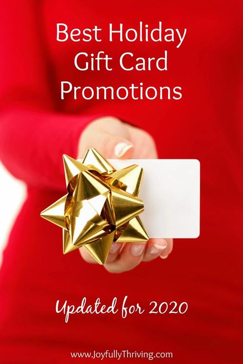 Want to save money on gift cards? These are some of the best holiday gift promotions around! Perfect for gift giving or using yourself! #giftcards #savingmoney #christmasideas Easy Diy Beauty Products, Bad Gifts, Promotion Ideas, Free Printable Coupons, Money Saving Mom, Holiday Gift Card, Get Gift Cards, Holiday Promotions, Google Play Gift Card