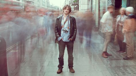 Standing - Long Exposure [9428] | Flickr - Photo Sharing! Long Exposure Portrait, Movement Photography, Oxford Street London, Blur Photography, Motion Photography, Long Exposure Photography, 8 Seconds, Multiple Exposure, Exposure Photography