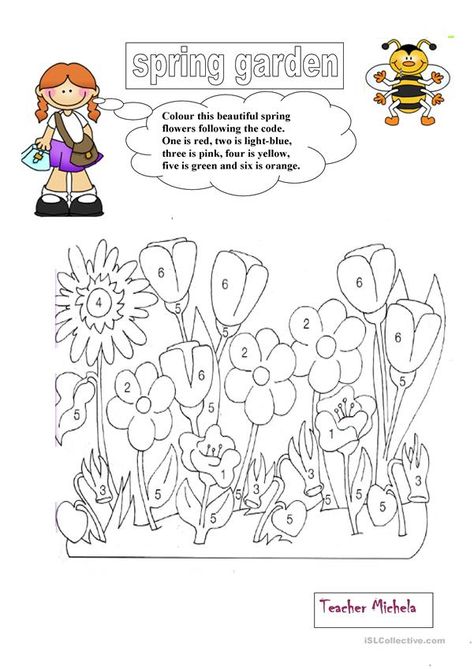 Garden Worksheet, Plants Activities, English Activity, Learning Kindergarten, Labeling Activities, Gardening Activities, Gardening With Kids, Esl Games, Teaching Esl