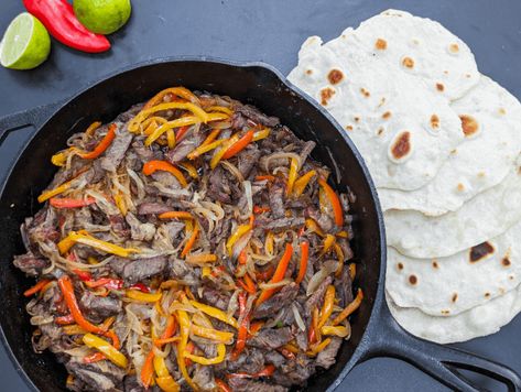 Leftover Steak Fajitas Leftover Steak Fajitas, Using Leftover Steak, How To Make Fajitas, Leftover Steak, Tortilla Shells, Steak Fajitas, Homemade Tortillas, Grilled Steak, How To Grill Steak