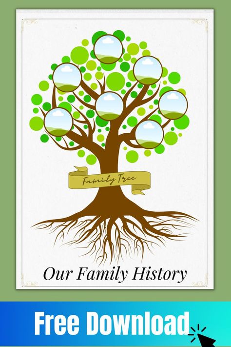 If you want to record your family history, you need a spacious family form to accommodate relevant information. Family tree forms come in different types and shapes. Therefore, you need due diligence to understand the best family tree form that suits your genealogy and dynamics in your family. Family Tree Templates | Free PDF & Editable Versions | Start Building Your Genealogy with Our Trees | Genealogy Shouldn’t Be Overwhelming | Discover Your Family | #FamilyTreeFarm #FamilyTreeFarmTemplates Family Tree Template Printable Free, Family Tree Designs Templates, Family Tree Examples, Family Tree Forms, Family Tree Templates, Blank Family Tree Template, Family Tree Images, Family Trees Diy, Free Family Tree Template