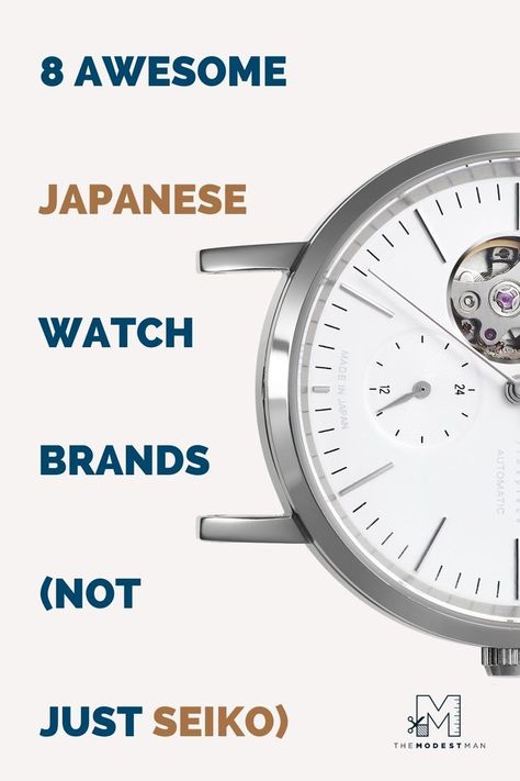 Timekeeping in Japan isn’t limited to Seiko and Citizen (though both are excellent!). Here's our list of the best Japanese watch brands. Japanese Watch, Everyday Watch, Small Watch, Seiko Watches, The 8, Watch Brands, Watch Strap, Omega Watch, Japan