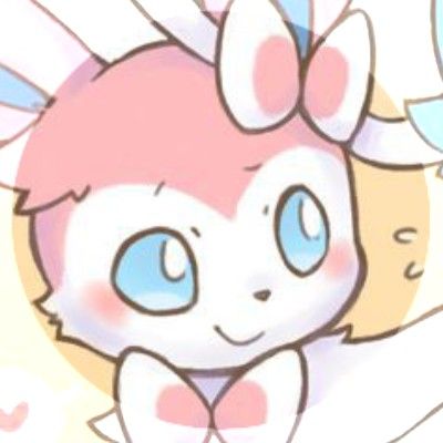 credits goes to real artist Sylveon Matching Pfp, Sylveon Pfp, Sylveon Icon, Eeveelutions Art, Twitch Pfp, Pokemon Pfps, Best Pokemon Ever, Alolan Vulpix, Pokemon Eevee Evolutions