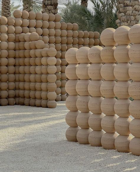 Earth Installation, Earth Projects, Pottery Form, Rammed Earth, Public Sculpture, Landscape Architect, Visual Merchandising, Building Materials, Design Inspo