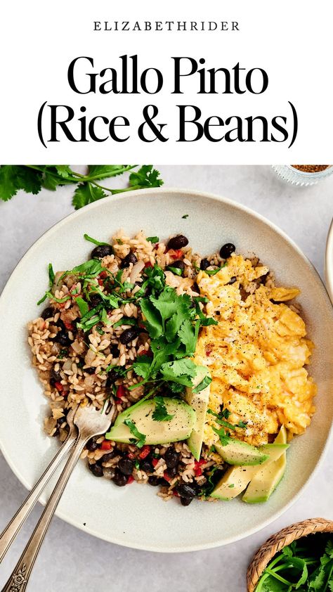 Looking for a quick, healthy, and flavorful meal? Try this easy Gallo Pinto recipe, a classic Costa Rican dish made with rice and beans. It's vegan, gluten-free, and perfect for using up leftovers like rice and veggies. Whether you're new to Gallo Pinto or a fan of this traditional favorite, this recipe is a must-try. Packed with flavor and ready in no time, it's a perfect dish for any time of day. Pin it now to save this delicious recipe for later. #healthyeating #easyrecipes #Rice Gallo Pinto Recipe, Broccoli Slaw Recipes, Blue Zones Recipes, Rice And Veggies, Zone Recipes, Gallo Pinto, Healthy Hot Chocolate, Anti Inflammation Recipes, Cauliflower Soup Recipes