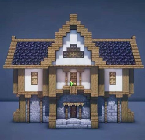 Minecraft Medieval House, Construction Minecraft, Minecraft Kingdom, Minecraft House Ideas, Case Minecraft, Minecraft Houses Survival, Rumah Minecraft Sederhana, Minecraft Mansion, Minecraft Structures