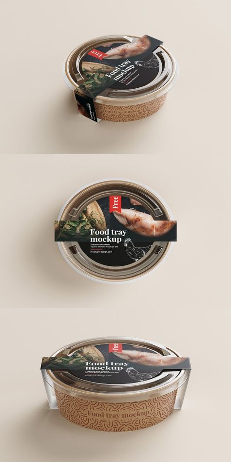 It's a beautiful round food tray mockup created by Mockups Design that you can use to present your food packaging designs. Download the free mockup now! Microgreens Packaging, Pudding Packaging, Food Mockup, Round Food, Food Tray, Packaging Designs, Food Packaging Design, Round Box, Mockups Design