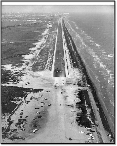 End of seawall, Galveston Galveston Seawall, Galveston Island, Galveston Texas, Texas History, Space City, Sea Wall, Galveston, Gulf Coast, Vintage Photography