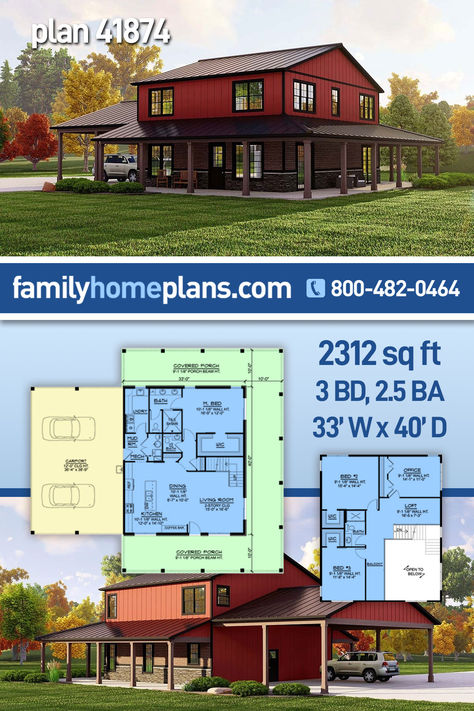 Loft Floor Plan, House Plans 2 Story, Loft Floor Plans, Farm Painting, Farm Building, Metal Building House Plans, Barndominium House, Barn Homes Floor Plans, Property Ideas