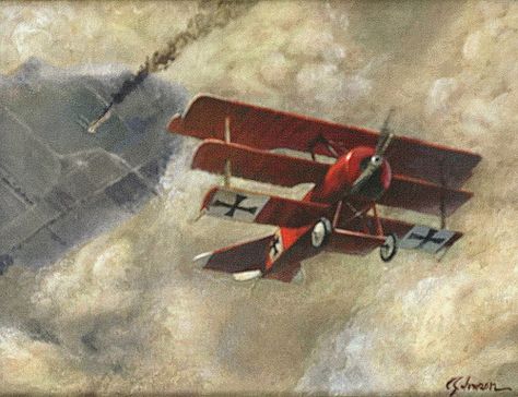 Red Baron Plane, Manfred Von Richthofen, Wwi Aircraft, Ww1 Airplanes, Ww1 Planes, Luftwaffe Planes, Aircraft Images, Ww1 Aircraft, Poster Vintage Retro