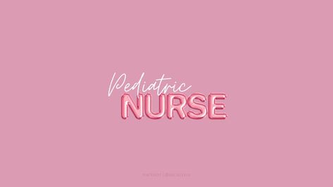 Pediatric Nursing Aesthetic Wallpaper, Future Nurse Aesthetic Wallpaper Laptop, Med Motivation, Nurse Vibes, Nursing Wallpaper, Nursing Motivation, Widget Aesthetic, Nursing School Motivation, Nurse Aesthetic