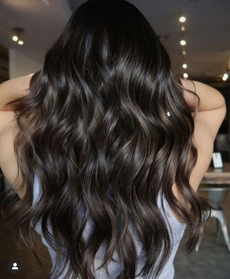 Sun Kissed Brunette, Dark Brown Balayage Hair, Brown Balayage Hair, Dark Brown Hair With Highlights, Dark Brown Balayage, Cinnamon Hair, Highlights Ideas, Black Hair Balayage, Brown Hair Inspo