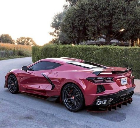 Pink Cars, C8 Corvette, Rich Cars, Cars Aesthetic, Corvette C8, Exotic Sports Cars, Become Better, Cool Sports Cars, Super Luxury Cars