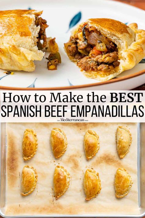 Empanadas Filling Recipe, Spanish Brunch, Latin Meals, Filling Lunches, Empanadas Recipes, Empanada Recipes, Easy Empanadas Recipe, Argentine Recipes, Beef Empanadas Recipe