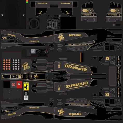 Monoposto Livery, Monoposto Skins F1, Car Papercraft, Aryton Senna, Real Racing, 3d Craft, Formula 1, Paper Craft, Ferrari