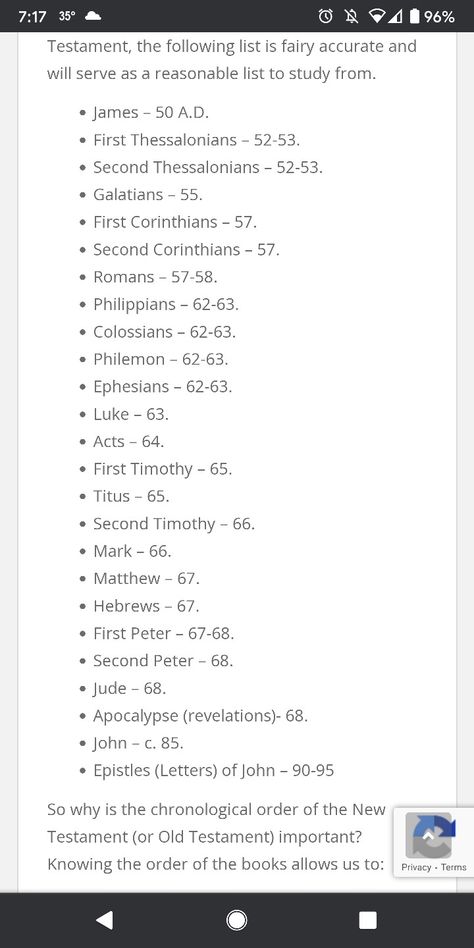 The New Testament, Chronological Order, Old Testament, New Testament, Bible Study, Bible