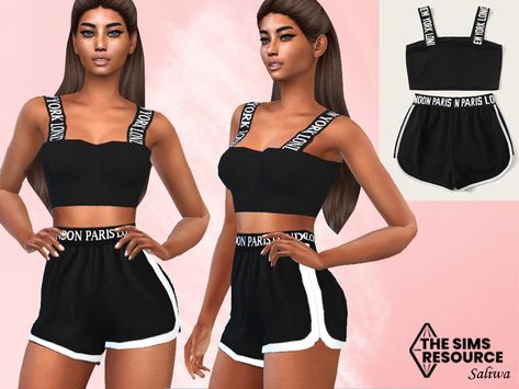 Saliwa's Athletic and Casual Sport Mesh Short Sims 4 Cc Gym Clothes, Sims 4 Jobs, Ts4 Mods, Sims Inspiration, Sims 3 Cc Finds, Sims 4 Tsr, Outfits Athletic, Foto Fake, Sims 4 Body Mods