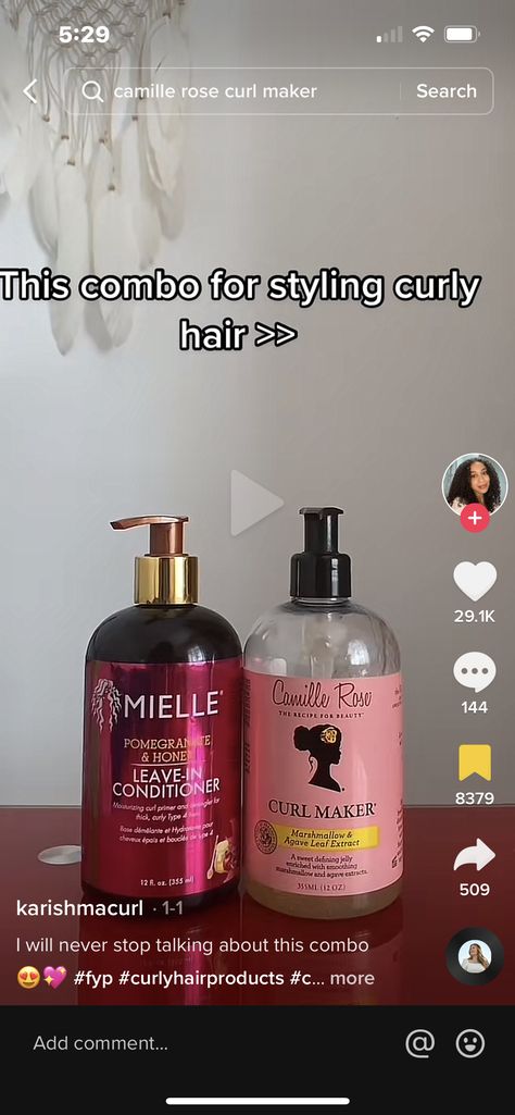 Leave In Conditioner For Curly Hair, Camille Rose Hair Products, Camille Rose Curl Maker, Curl Maker, Camilla Rose, Healthy Curly Hair, Curl Products, Curly Hair Care Routine, Protective Hairstyles Braids