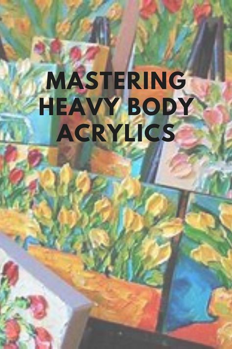 What are heavy-body acrylics? Heavy body acrylics are a type of acrylic paint that has a thicker consistency than regular acrylics. They are made with a high concentration of pigment and a lower amount of binder, which makes them more vibrant and opaquer. Liquitex Heavy Body Acrylic Paint, Heavy Acrylic Painting, How To Make Acrylic Paint Thicker, Thick Acrylic Painting On Canvas, Heavy Body Acrylic Painting, Thick Acrylic Painting, Painting Lesson, Paint Studio, Acrylic Pouring Techniques