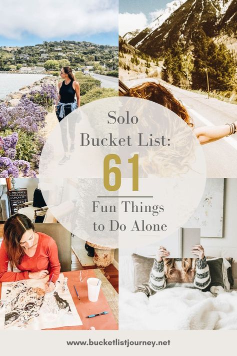 Stay At Home Bucket List, Singles Bucket List, 2024 Things To Do, 101 Things To Do, Things To Do Single, Solo Weekend Ideas, Things To Do In Vacation At Home, Cheap Bucket List Ideas, Bucket List Things To Do