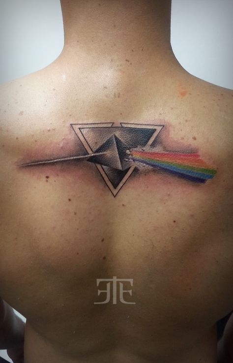 tattoo pink floyd Tattoo Work, Custom Tattoo, Pink Floyd, Ecuador, Triangle Tattoo, Tattoos, Pink, Quick Saves