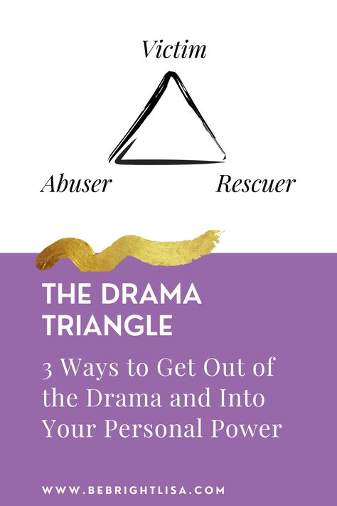 In this article, you are going to learn:

- What the Drama Triangle is
- Your role in the Drama Triangle
- Three mindset tools to pop out of the Drama Triangle
- How to harness your talent, creativity, and intuitive mindset, as a Creator, Coach and Mentor

#dramatriangle #personalpower #holisticmindsetcoaching The Drama Triangle, Drama Triangle, Family Of Origin, Entrepreneur Magazine, Leadership Coaching, Personal Power, Mindset Coaching, Books To Buy, Positive Energy