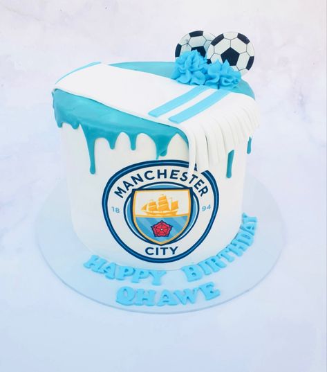 City Cake, Football Cake, Cute Nike Shoes, Cute Nikes, Man City, Bday Party, Manchester City, Manchester, Birthday Cake