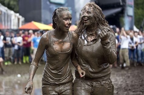 At the Boryeong Mud Festival 2019 in South Korea, everything revolves around one and one thing only: mud. During 10 days the beach of Boryeong transforms itself into a mud heaven with bouncy castles, slides, football fields and even inflatable prisons all filled with nothing but mud, turning this event into one of South Korea’s most popular happenings. Combined with live music and DJ concerts, this is the place to get down and dirty Gangnam style. Mud Festival, Gangnam Style, Bouncy Castle, Football Field, Live Music, South Korea, Dj, Castle, Festival