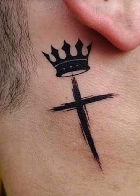 Neck Tattoos Unique, Meaningful Neck Tattoos, Side Neck Tattoo Men, Man Neck Tattoo, Front Neck Tattoos For Men, Neck Cross Tattoo, Small Neck Tattoos Men, Side Neck Tattoos For Men, Unique Neck Tattoos