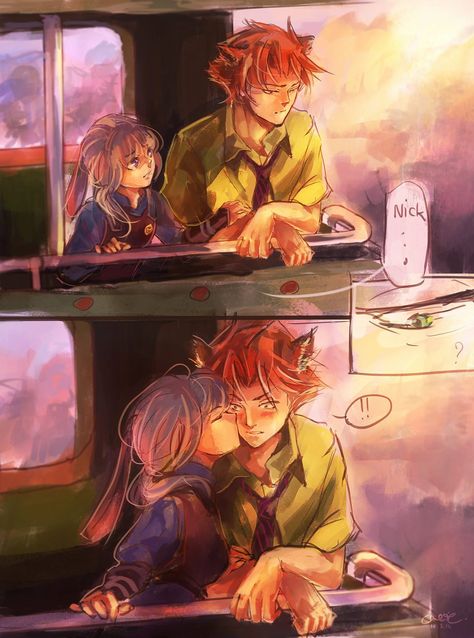 Zootopia Nick E Judy, Zootopia Human, Nick X Judy, Zootopia Anime, Zootopia Fanart, Zootopia Nick And Judy, Zootopia Comic, Animation Disney, Nick And Judy