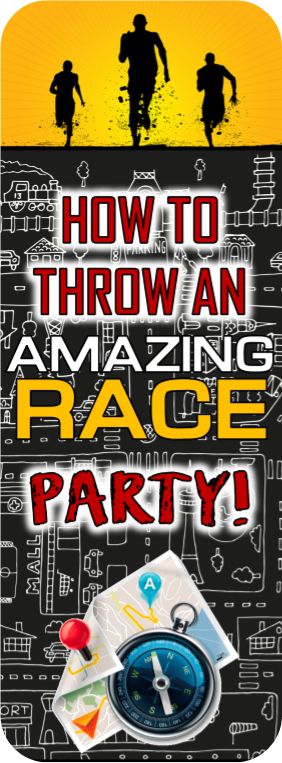 Race Party Ideas, Adult Camping Party, Amazing Race Challenges, Amazing Race Games, Race Games, Race Theme, Race Birthday, Amazing Race Party, Birthday Games For Adults