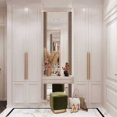 Elegant Dressing, Drawing Room Decor, Dream Closet Design, Luxury Closets Design, Wardrobe Interior Design, Wardrobe Design Bedroom, Home Entrance Decor, Bedroom Wardrobe, Dressing Room Design