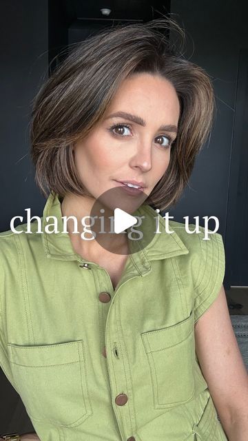 Rachel Eggie on Instagram: "Got out the scissors this weekend and decided to make some changes to my short hair!   This is the first video of a series I will be posting on the ONE thing I changed in my haircut to change the entire look of my bob!   What do we think 👇🏻👇🏻  #bob #shorthair #bobhaircut #boblife #shorthair #short #shorthairtips #bobtips #boblengthhair #boblength #hairtips #hairtutorial #postchemohair tips #postchemohairgrowth tips" My Haircut, Chemo Hair, Short Hair Hacks, Short Hair Tutorial, Hair St, I Changed, First Video, Short Bob, Bobs Haircuts