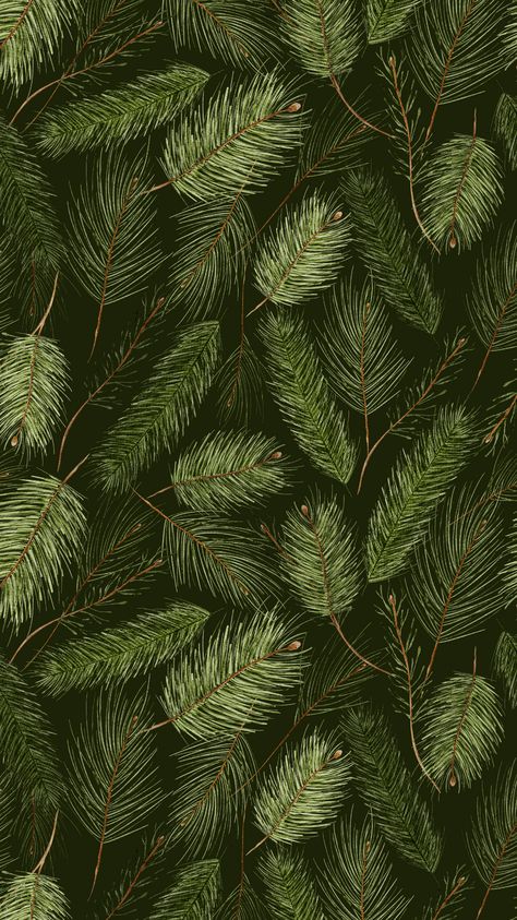 Christmas Iphone Wallpaper, Christmas Iphone, Phone Wallpaper Patterns, Winter Wallpaper, Christmas Illustration, Computer Wallpaper, Green Wallpaper, Cute Wallpaper Backgrounds, Christmas Wallpaper