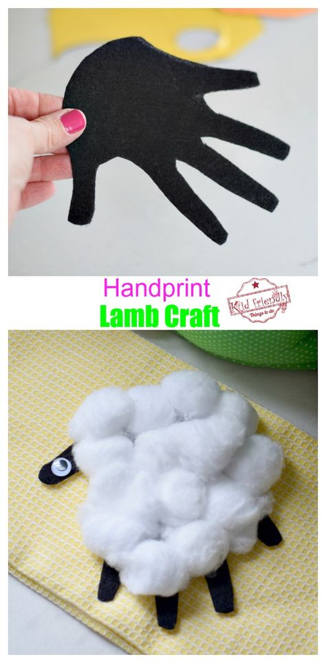 Craft Sheep, Good Friday Crafts, The Lion And The Lamb, Farm Week, Sheep Craft, Lamb Craft, Lion And The Lamb, Palm Sunday Crafts, Craft Easter